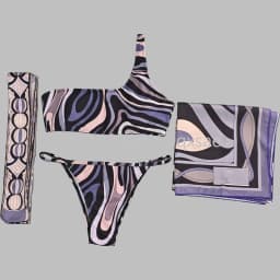Classic Women's Headband Scarf Swimsuits with Letter Signature Logo Sexy Bikini Sets Beachwear Swimwear