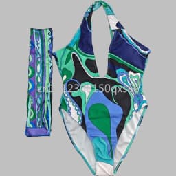 Classic Women's Headband Scarf Swimsuits with Letter Signature Logo Sexy Bikini Sets Beachwear Swimwear