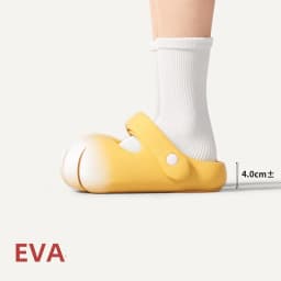 New Cat Paw Mary Jane Shoes Women Adjustable Strap EVA Non-Slip Slipper Woman Gradient Kitten Claw Sandals Garden Mules Clogs