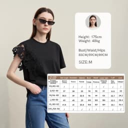 Amii T-shirt 2026 Summer New O-Neck Moisture-Wicking Cotton Tee Asymmetric Lace Loose Short Sleeve T-shirts For Women 12642026