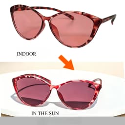 SHINU FL-41 Migraine Glasses FL41 Tinted Glasses Block 480-520nm Blue Green Light Anti Photophobia Tint Color Sunglasses Women