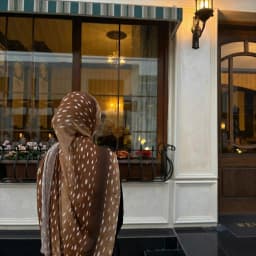 Deer Spot Print Muslim Hijab Scarf Soft Lightweight Bandana Headscarf Wrap Islamic Prayer Shawl Daily Neck Scarf Accessory