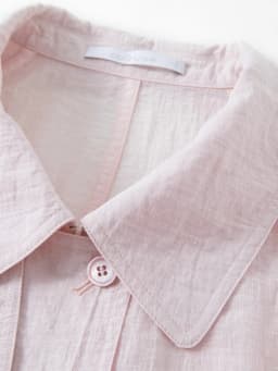 DUSHU Women's 2026 Autumn New Arrival Lyocell Pink Shirt Jacket Drawstring Waist Slim Fit Lightweight Sun Protection Outerwear