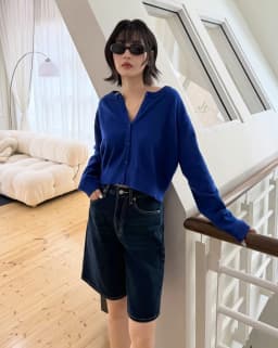 Hirsionsan Spring Autumn New Short Style Women's Cardigan long sleeve Open Front Lightweight soft elegant Knitwear for Ladies