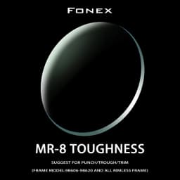 1.61 MR-8 High Quality Toughness Thinner Super-Tough Optical Lenses Customized Aspheric Lens (Suggest for Punch/Trough/Trim)