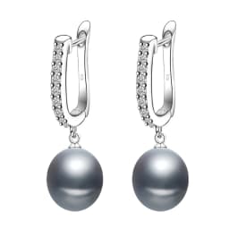 YouNoble Genuine Silver 925 Pearl Earrings Wedding,Natural Freshwater Pearl Drop Earrings Birthday Gift Daughter Pink White