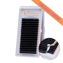 DOSMOTH 10 boxes 16rows 7-16mm  mink eyelash extensions supples False fake eyelash extension individual lashes  cosmetics