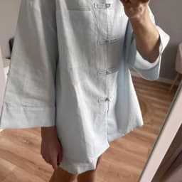 Summer Women Fashion Asian Button Chinese style Shirt Short sets