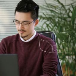 1.56 1.61 1.67 1.74 free-from multifocal Progressive Prescription Optical Eyeglasses Spectacles Lenses 1 Pair Lenses