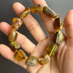 Plant Amber Bracelet Wholesale Original Unique Designer Diy Beads Good Fragrance Mineral Natural Stone Healing Jewelry Supplier