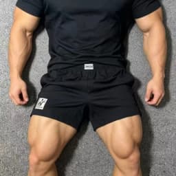 2026 Summer New Arrival 100% Cotton Unisex 270g Heavyweight Woven Sports 5-Inch Shorts Gym Fitness Workout Athletic Bottoms