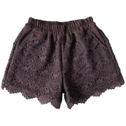 Lace Shorts Women Spring Autumn High Waist Shorts Elastic Wide Leg Short Shorts Black / White Ladies Sexy Short Feminino Q2248