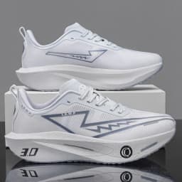 Men's Casual Sports Shoes, Soft-Soled Road Running Shoes, Lightweight, Breathable, Non-Slip, Wear-Resistant, Trendy and Versatile Daily Jogging Sneakers