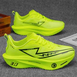 Men's Casual Sports Shoes, Soft-Soled Road Running Shoes, Lightweight, Breathable, Non-Slip, Wear-Resistant, Trendy and Versatile Daily Jogging Sneakers