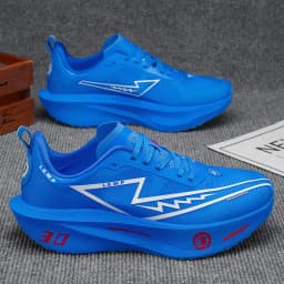 Men's Casual Sports Shoes, Soft-Soled Road Running Shoes, Lightweight, Breathable, Non-Slip, Wear-Resistant, Trendy and Versatile Daily Jogging Sneakers