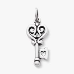 S925 sterling silver James Avery Key to My Heart Charm