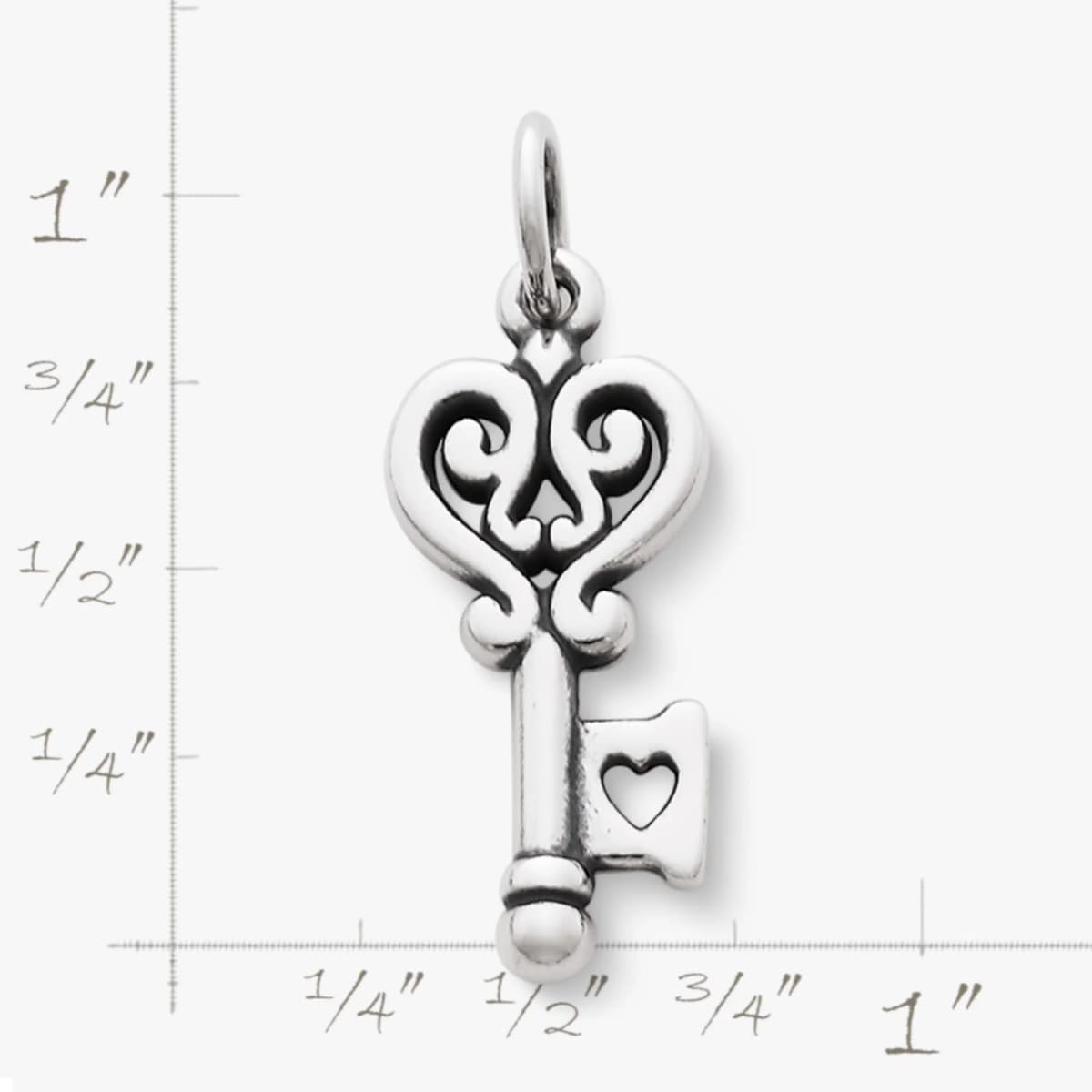 S925 sterling silver James Avery Key to My Heart Charm