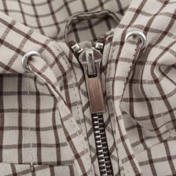 KONDALA Women Casual Trendy Plaid Jacket Hooded Zipper Pockets Jacket New Fashion 2026 Early Fall Winter High Street Cool Jacket