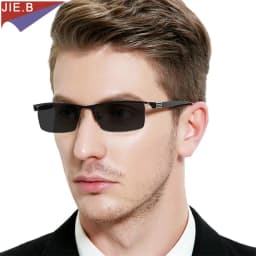 New Design Photochromic Reading Glasses Men Half Rim Titanium alloy Presbyopia Eyeglasses sunglasses discoloration with diopters