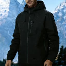 New Men's Outdoor Jacket Waterproof Windbreaker Sports Climbing Trekking Multiple Pockets Skiing Softshell Zipper Hooded Jackets