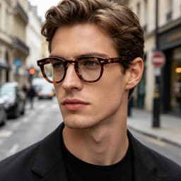 MOSCOT Style LEMTOSH Glasses Luxury Classic Tortoise Black Round Vintage Acetate Frame Unisex Celebrity Inspired Eyewear