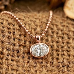 BXINY 2/3/4CT East West Oval Cut Moissanite Bead Chain Necklace S925 Silver Bezel Set Solitaire Diamond Pendant Gift Jewelry GRA