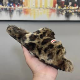 New Man Women's Unisex Embroidered Thick Bottom Lamb Wool Versatile Flat Slippers Dama men's shoes