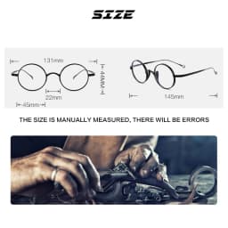 Vintage Titanium Glasses Frame Men Korean Round Optical Myopia Prescription Eyeglasses Frame Women Luxury Brand Small Eyewear