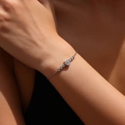 MODIAN D Color Heart Moissanite Bracelet 925 Sterling Silver Heart Lab Diamond Wrist Bracelet Wedding Fine Jewelry Gift With Box