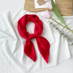 Woman Scarf Print Hijab Headscarf Bandana Handkerchief Silk Scarves Woman Square Luxury Female Shawl Head Wrap Wear