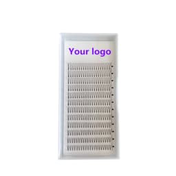 10 Pcs/lot 3D 4D 5D 6D Pre-made Fans Lashes Pointy Stem Eyelash Extensions High Quality Premade Faned C D Curl Lash Trays