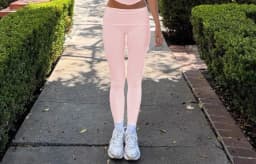 C-B V-Neck Halter Yoga Vest with Folded Waist, Nude-Feel Shorts & Leggings, Perfect for Gym Workouts, Women's Sportswear Set