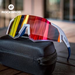 ROCKBROS Photochromic Cycling Glasses Polarized Adjustable Nose Support Myopia Frame Sports Sunglasses Men Women Eyewear Goggle
