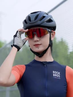 ROCKBROS Photochromic Cycling Glasses Polarized Adjustable Nose Support Myopia Frame Sports Sunglasses Men Women Eyewear Goggle