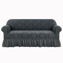 XM-Luvetoria 1pc European Jacquard Non-slip Sofa Slipcover with Skirt Relief Embossed Sofa Covers For Bedroom Office Living Room Home Decor