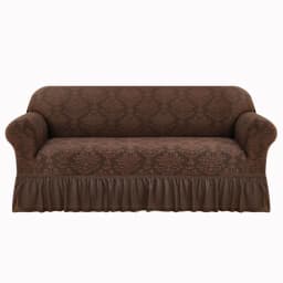 XM-Luvetoria 1pc European Jacquard Non-slip Sofa Slipcover with Skirt Relief Embossed Sofa Covers For Bedroom Office Living Room Home Decor