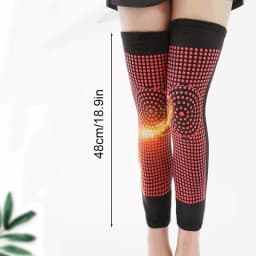 alentine's Day Gifts for Health - Mugwort Self-Heating Knee Brace, Pain Relief for Arthritis & Joint, Long Knee Support for Warm