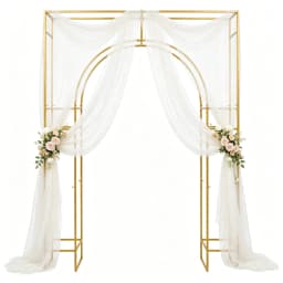 180*250cm Wedding Arch Backdrop Stand Decor Backdrop Stand Ceremony Decorative Frame Durable Balloon Flower Rack