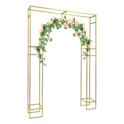 180*250cm Wedding Arch Backdrop Stand Decor Backdrop Stand Ceremony Decorative Frame Durable Balloon Flower Rack