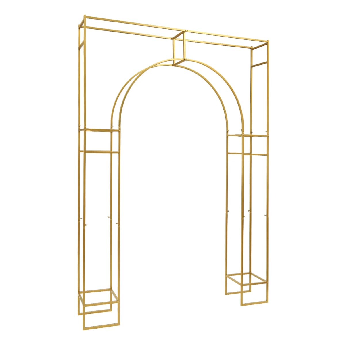 180*250cm Wedding Arch Backdrop Stand Decor Backdrop Stand Ceremony Decorative Frame Durable Balloon Flower Rack