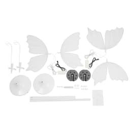 2PCS 48W Romantic Butterfly Floor Lamp,Wedding LED Light,Creative Butterflies Decoration Lights, Road Pilot Lamps for Home,Totel
