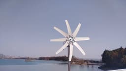 US Delivery of 3000W Horizontal Turbine 12V/24V/48V Low-Noise Household 220V From