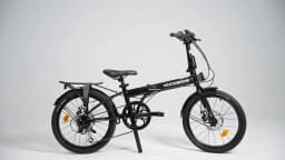 ROCKBROS 20 Inches Folding Bike Lightweight Portable Carbon Steel Frame 7-Speed Shifter Disc Brake Daily Commute Folding Bicycle