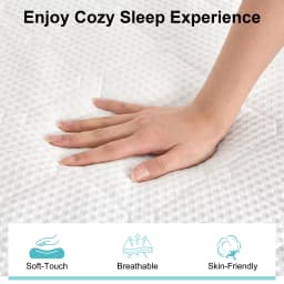 5/6/8/10/12 Inch Medium Firm Mattress, Cool Gel Memory Foam Bed Mattress for Pressure Relief & Comfort Sleep, CertiPUR-US Certif