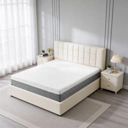 5/6/8/10/12 Inch Medium Firm Mattress, Cool Gel Memory Foam Bed Mattress for Pressure Relief & Comfort Sleep, CertiPUR-US Certif