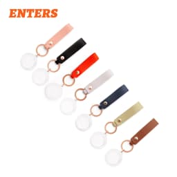 35mm Round Shape 100 Sets Key Chain DIY Materials