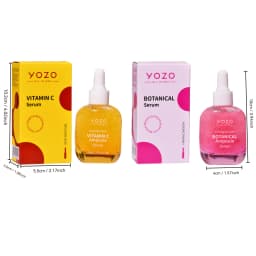 2pcs Facial Serum Skincare Set Morning Vitamin C Serum Night Retinol Serum Brightens Skin Locks In Moisture & Hydrates Anti-aging/anti-wrinkle Skincare
