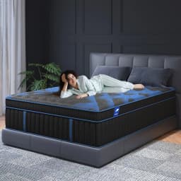 14"Gel Memory Foam Hybrid Pocket Spring Mattress Twin Full Queen King Bed Mattress In A Box, Medium Firm Motion Isolation