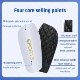 Soccer Shin Guards Football Protectors Pads Adult Kids Shinguards Light Sock Insert Board Boy Training Legging Protective Gear