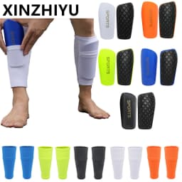 Soccer Shin Guards Football Protectors Pads Adult Kids Shinguards Light Sock Insert Board Boy Training Legging Protective Gear